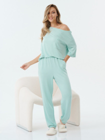 Костюм женский трикотажный мятный